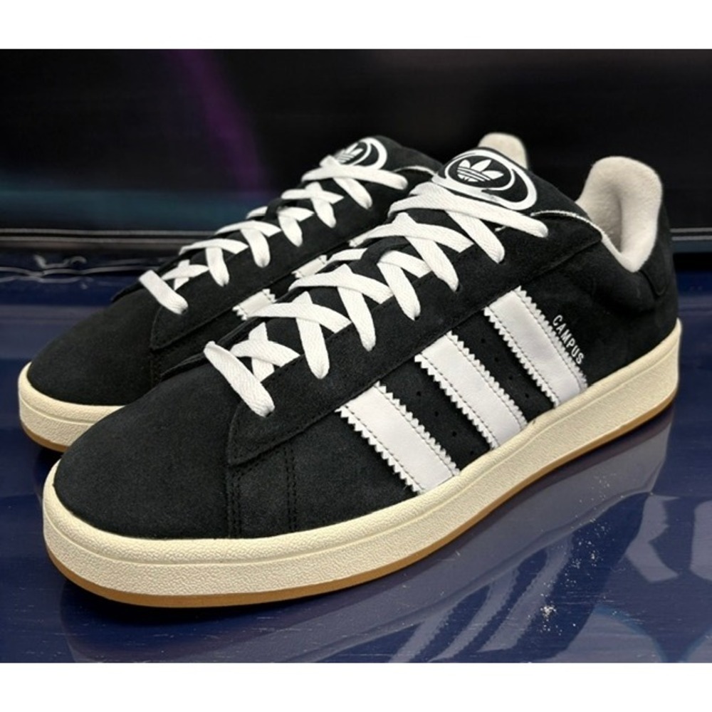 Adidas Campus 00s Core Black White (2022) HQ8708 Mens suede sneakers size 11.5